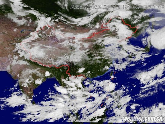 高清衛星云圖天氣預報