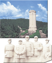徐州淮海戰(zhàn)役烈士紀念塔園林天氣